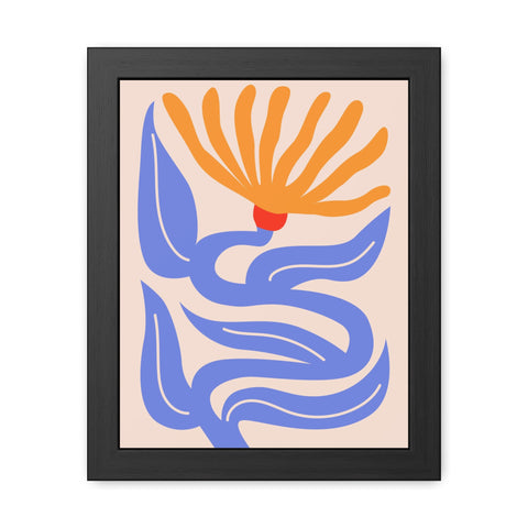 Marinda 4 - Vibrant Floral Framed Poster | Modern Art Decor for Home & Office