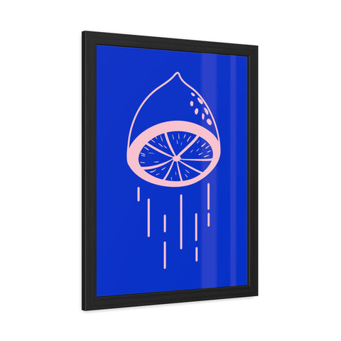 When life gives you lemons 4 - Lemon Drip Framed Poster | Vibrant Wall Art for Home Decor