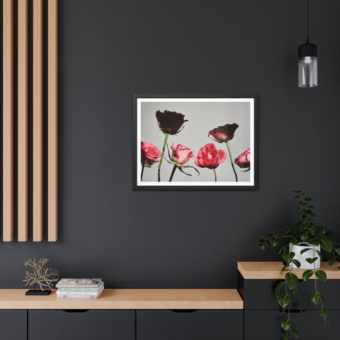 Roses - Elegant Floral Framed Poster | Romantic Home Decor