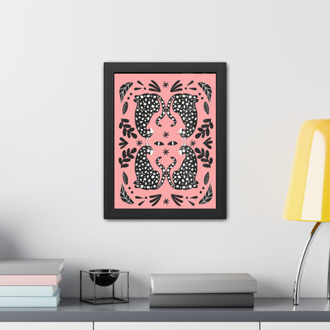 Mirror 2 - Stylish Framed Animal Print Poster - Modern Home Decor
