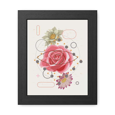Lavish 2 - Boho Floral Framed Poster - Modern Home Aesthetic Decoration