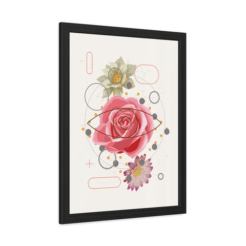 Lavish 2 - Boho Floral Framed Poster - Modern Home Aesthetic Decoration