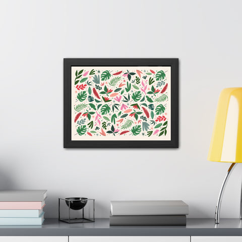 Almost that time of the year - Vibrant Floral Framed Poster | Botanical Wall Art for Home Decor
