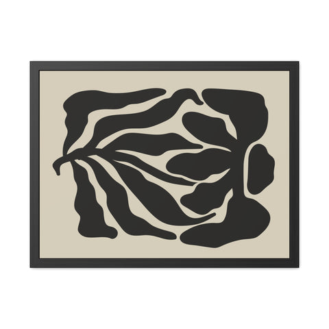 Melancholy 3 - Modern Abstract Framed Poster - Minimalist Wall Art for Home Decor
