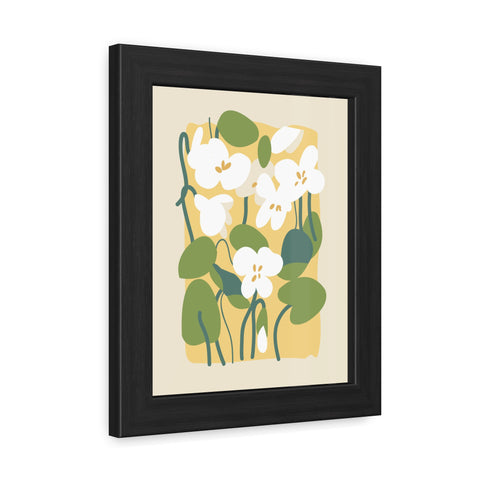 Flowers 1 - Botanical Framed Poster - Floral Wall Art for Home Decor, Perfect Gift for Nature Lovers