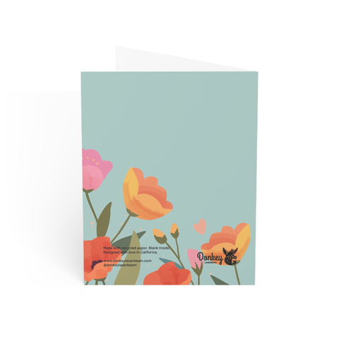 Floral "This Deserves Tequila" Greeting Card — Sympathy / Thinking Of You Greeting Card - Illustrated, Moving