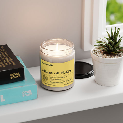 Smells like a House with No Kids - Scented Soy Candle, 9oz