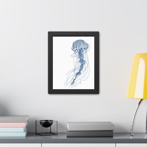Marine Life 3 - Coastal Crab Framed Poster - Nautical Wall Art for Ocean Lovers, Beach Decor