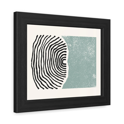 Ink Stamp 5 - Abstract Framed Art Print - Modern Vibes for Home Décor