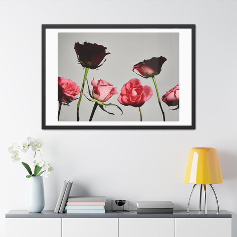 Roses - Elegant Floral Framed Poster | Romantic Home Decor