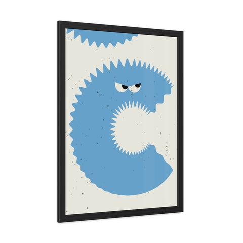 Lettermon C - Whimsical Framed Posters – Unique Wall Art for Fun Spaces