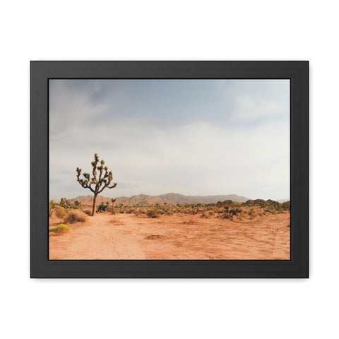 Coachella Valley - Desert Landscape Framed Poster - Serene Wall Art for Home & Office