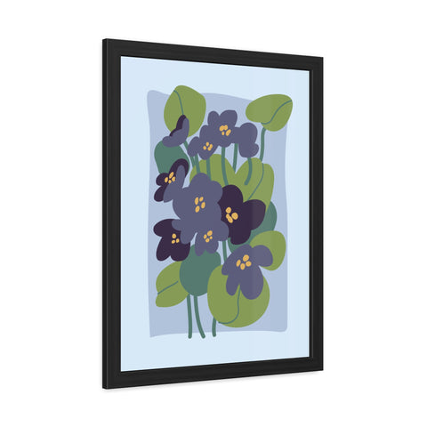 Flowers 4 - Botanical Framed Poster - Floral Art Print for Home Décor