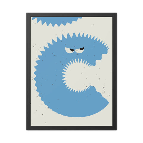 Lettermon C - Whimsical Framed Posters – Unique Wall Art for Fun Spaces