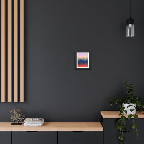Spiritual 4 - Serene Abstract Framed Poster - Modern Wall Art for Calm Spaces