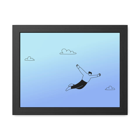 Falling for you - Dreamy Freedom Framed Poster - Inspirational Art for Home Decor
