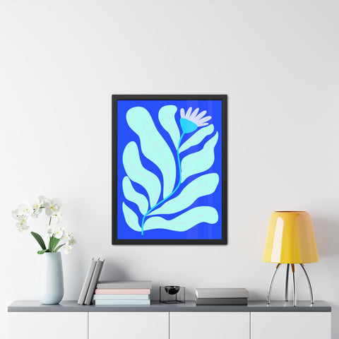 Italian Kitch 3 - Vibrant Floral Framed Poster - Modern Botanical Wall Art for Home Decor