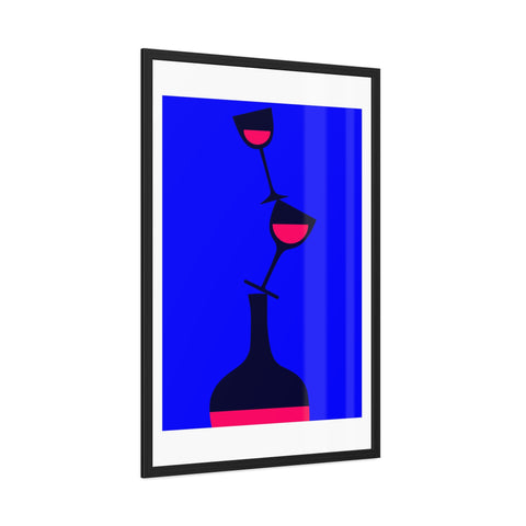 Wine Country 10 - Chic Wine-Themed Framed Poster | Modern Art for Wine Lovers