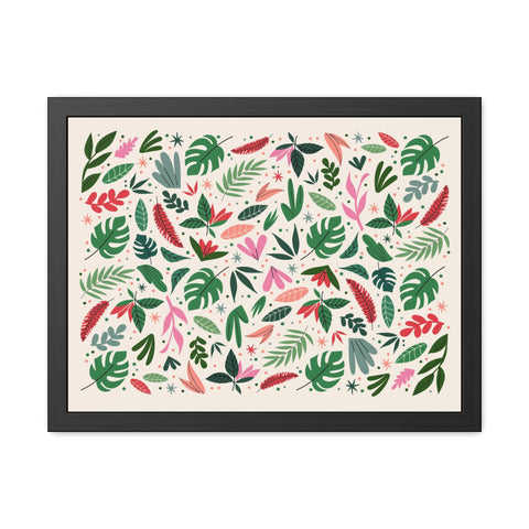 Almost that time of the year - Vibrant Floral Framed Poster | Botanical Wall Art for Home Decor