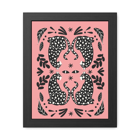 Mirror 2 - Stylish Framed Animal Print Poster - Modern Home Decor