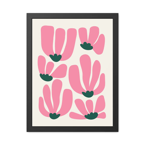 Natural Formation 2 - Vibrant Floral Framed Poster Art | Modern Home Décor | Gift for Plant Lovers