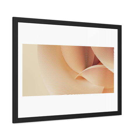 Creese - Elegant Framed Poster - Minimalist Wave Art for Home Decor