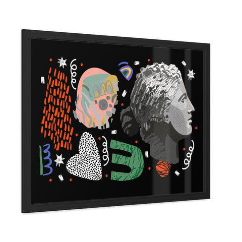 Arbitrary 1 - Artistic Framed Poster with Abstract Design – Perfect Home Decor for Art Lovers