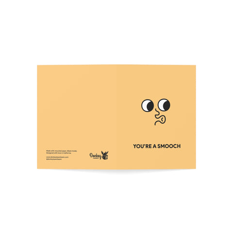 Cute 'You're a Smooch' Greeting Card — Love / Valentine Greeting Card - Illustrated, Funny, Snarky, Modern