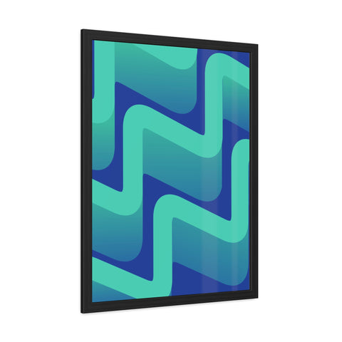 Abstractica 3 - Abstract Waves Framed Poster | Modern Home Decor | Vibrant Wall Art