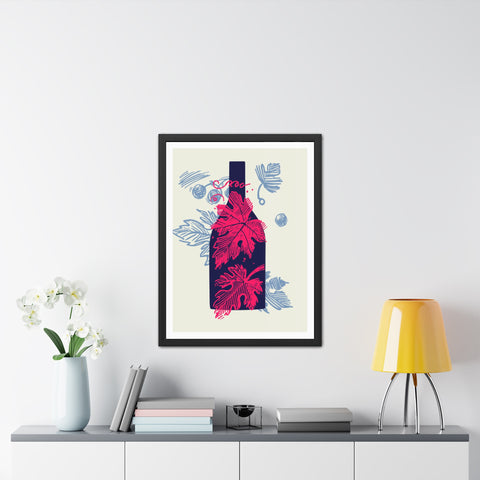 Wine Country 8 - Elegant Framed Poster with Wine Motif - Perfect for Home Decor and Wine Lovers