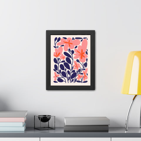 Florish 1 - Botanical Framed Poster | Floral Wall Art for Home Decor