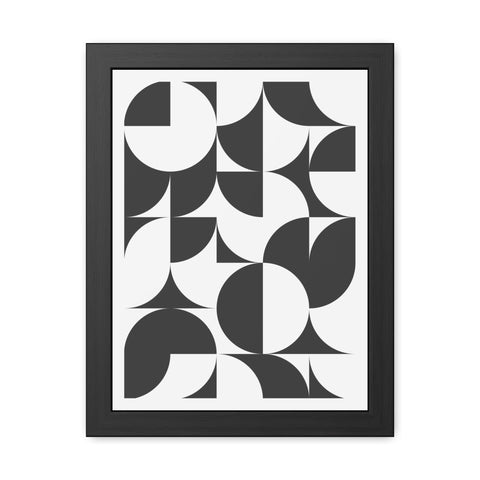 Gridline 3 - Modern Geometric Framed Posters - Stylish Wall Art for Minimalist Decor