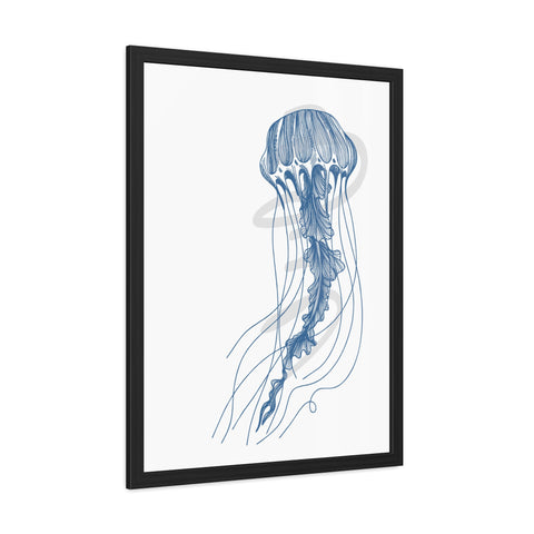 Marine Life 3 - Coastal Crab Framed Poster - Nautical Wall Art for Ocean Lovers, Beach Decor