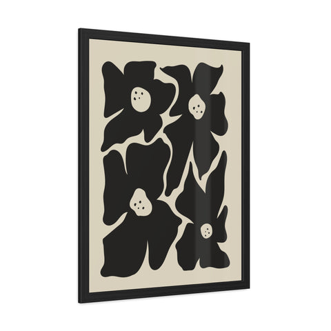Boho Floral 1 - Framed Poster - Modern Wall Art for Home Decor