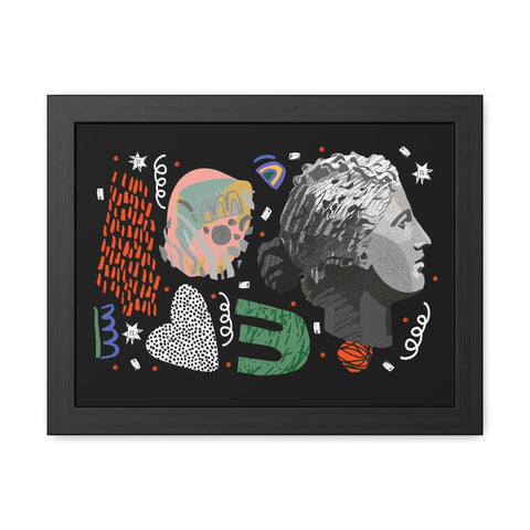 Arbitrary 1 - Artistic Framed Poster with Abstract Design – Perfect Home Decor for Art Lovers