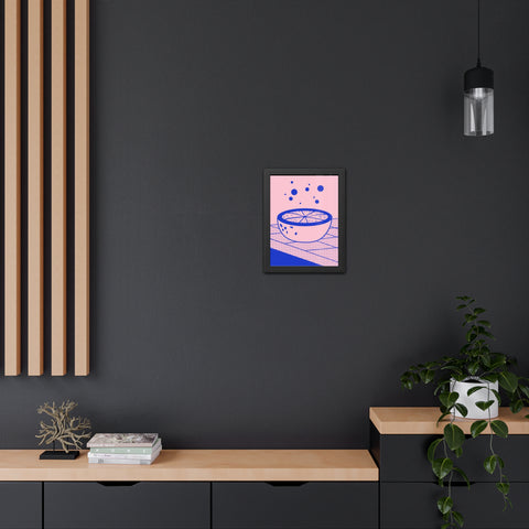 When life gives you lemons 7 - Modern Framed Poster - Vibrant Fruit Bowl Artwork for Home Decor