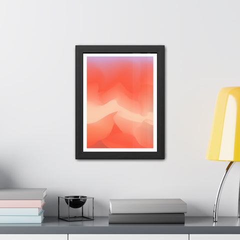 Spiritual 3 - Abstract Sunset Framed Poster - Modern Wall Art for Home Decor