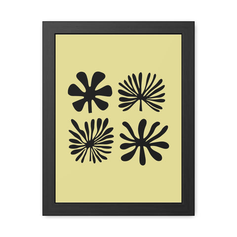 Lotus - Botanical Framed Poster - Modern Wall Art