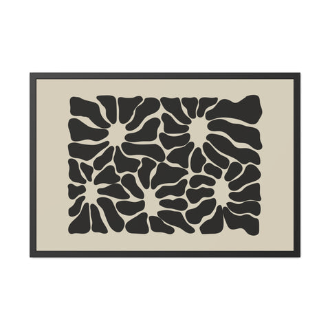Melancholy 2 - Abstract Framed Poster - Modern Art Wall Decor for Minimalist Spaces