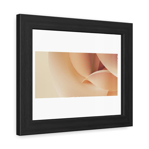 Creese - Elegant Framed Poster - Minimalist Wave Art for Home Decor