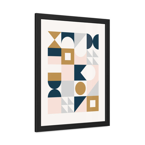 Crown 2 - Geometric Framed Poster Art for Modern Decor | Abstract Wall Art | Stylish Home Accent