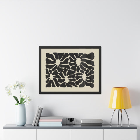Melancholy 2 - Abstract Framed Poster - Modern Art Wall Decor for Minimalist Spaces