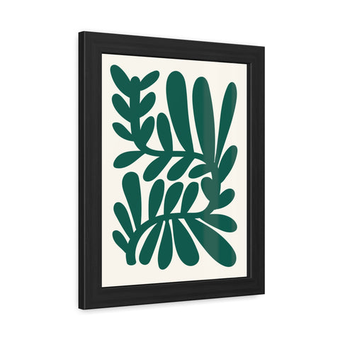 Natural Formation 14 -Botanical Framed Poster - Modern Leaf Wall Art Decor for Home & Office