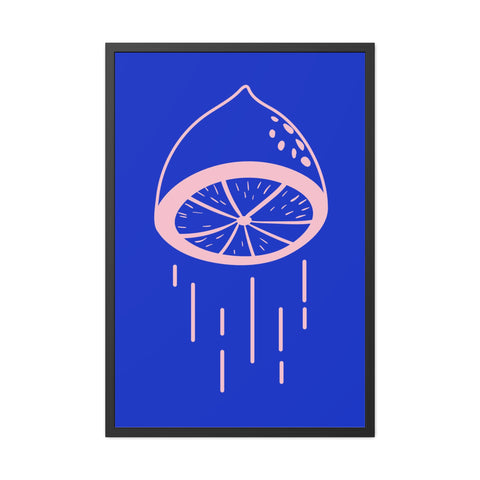 When life gives you lemons 4 - Lemon Drip Framed Poster | Vibrant Wall Art for Home Decor