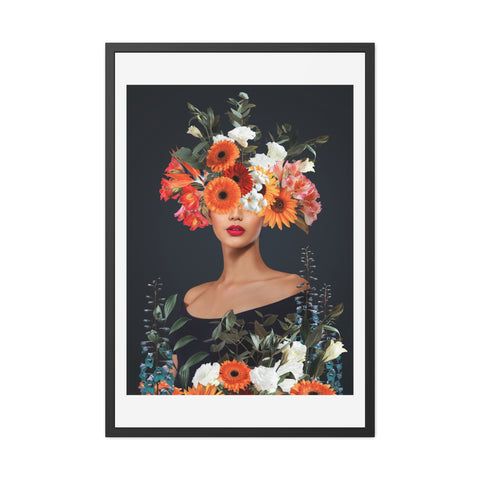 Flowerhead - Blooming Beauty Framed Poster - Floral Art for Home Decor