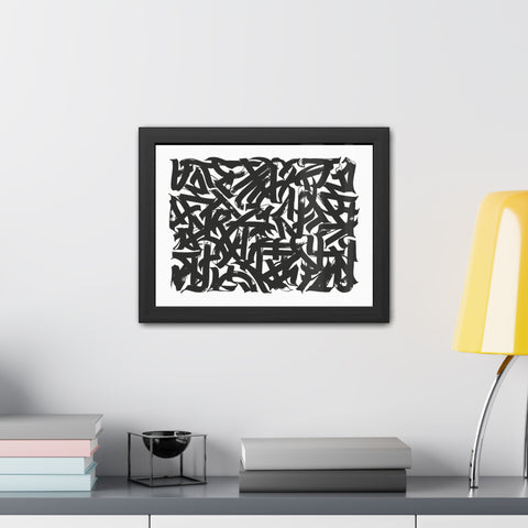 Smith 1 - Modern Abstract Framed Posters - Urban Art Decor for Home & Office