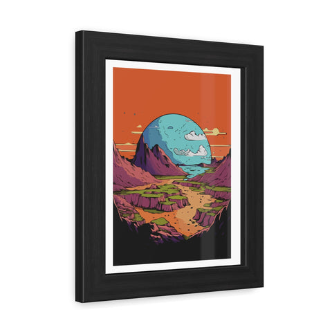Astrum 3 - Vibrant Framed Poster – Scenic Landscape Art for Home Décor