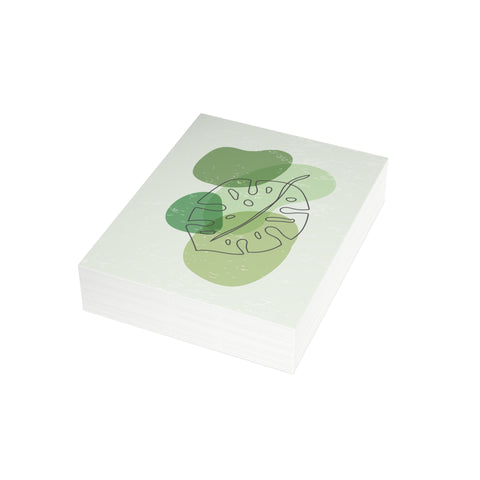 Monstera Greeting Card — Abstract / Botanical Greeting Card - Illustrated, Beautiful, Modern