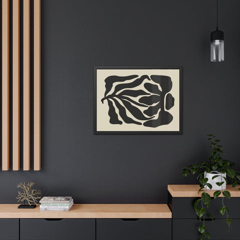 Melancholy 3 - Modern Abstract Framed Poster - Minimalist Wall Art for Home Decor