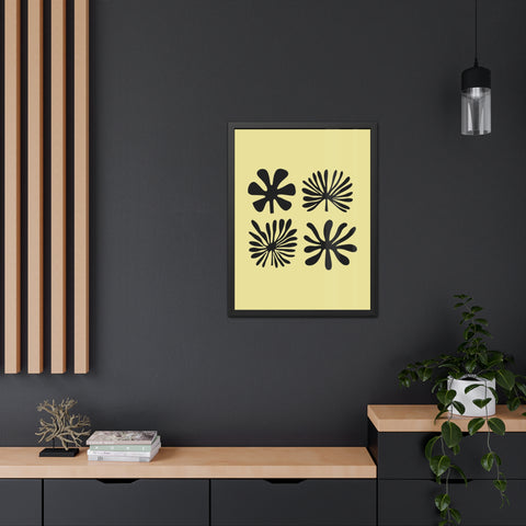 Lotus - Botanical Framed Poster - Modern Wall Art